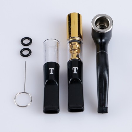 Set "smoke": mouthpiece, 2 pcs, seal, 2 pcs, tube, needle for cleaning, 12 x 7 cm-1