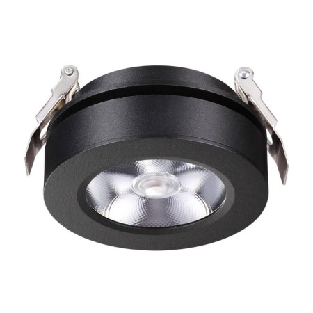 LED LED GRODA, 12 W, 3000K, LED, black color, D = 85mm-3