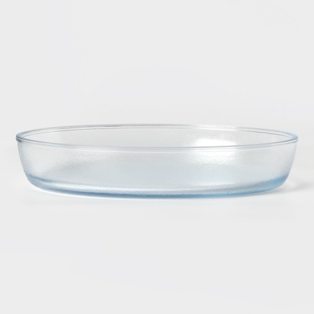 Oval baking glass dish 35.6 × 25 × 6.5 cm