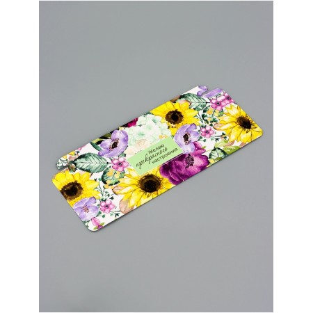 Gift box for tiles of chocolate, without a window, "compliment", 17.1 x 8 x 1.4 cm-2