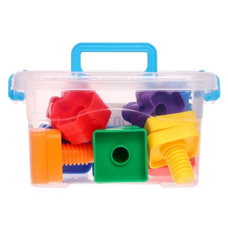 Designer "Bolts and nuts", in a container, 10 bolts and nuts-5