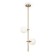 Suspension Freya Blossom, G9, 2x25 W, 1040x150x350 mm