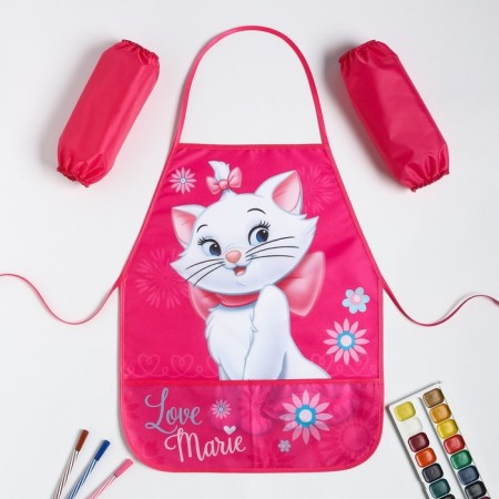 Apron with arm -offers "Marie", cats aristocrats, 49 x 39 cm-5