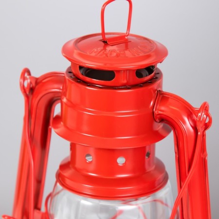 Kerosene lamp decorative red 11.5*15*25 cm Risalux-4