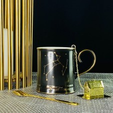 Кружка Lenardi «Знаки зодиака. Стрелец», с ложкой и фильтром, 360 мл