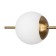 Suspended lamp 60W, 8XE27, 40x90 cm, brass