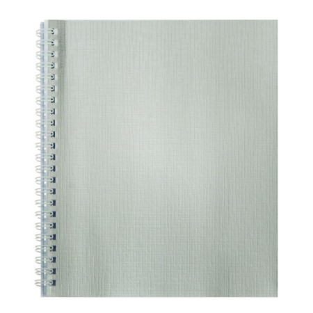 A notebook of 96 sheets in a cage on the crest "Silver. Metallic", Bumvinyl