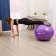 Fitball ONLYTOP, D = 75 cm, 1000 g, anti -wings, purple color