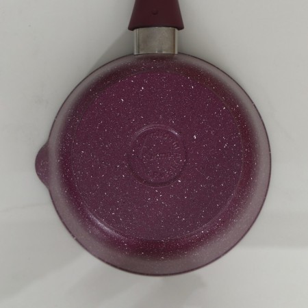 Trendy Style bucket, 1.5 l, glass cover, removable handle, anti -stick coating, purple color-5