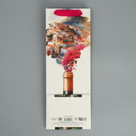 Gift package for a bottle, packaging, Wonderful Life, 36 x 13 x 10 cm-7