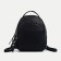 Backpack - female bag Richet, artificial leather, black color