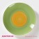 Board ceramic dessert shade "Sunflower", d = 19 cm, green color