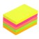 Block with a sticky edge of 51 mm x 76 mm, 400 sheets, fluorescent, 5 colors