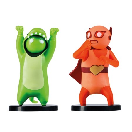 Set of figures Gang Beasts, with red and green heroes, 2 pcs