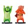 Set of figures Gang Beasts, with red and green heroes, 2 pcs