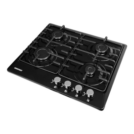 Hon surface NordFrost HS 6040 B, gas, 4 burners, black-3