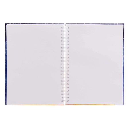 A5+notebook, 60 sheets on the crest "Cosmoskatchi, solid cover, matte lamination, block 100 g/m2, mix-3