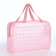 Lightning cosmetic bag, pink color
