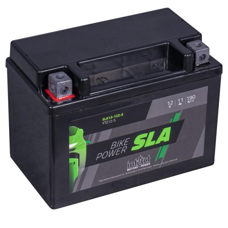 Intact is Ytz12 -S, SLA, 12 V, 11 Ah, launch current 190 A, line (+ -)
