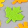 Fetter stickers "Leaves" (set 24 pcs) Assorted