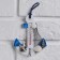 Thermometer "anchor with a seagull", 12 x 9.5 x 2.5 cm