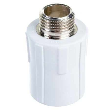 Combined "Politek" coupling, polypropylene, 25 mm x 1/2 ", external thread-1