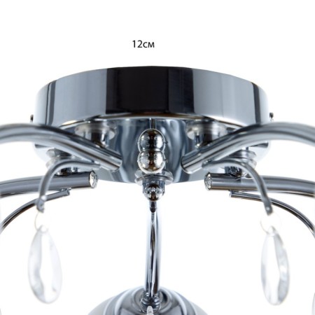 Lyana chandelier 5he27 40W chrome 55x55x36 cm Bayerlux-4