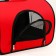 Bag - Animal carrying, 2 entrances, 40 x 25 x 28 cm, red