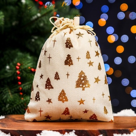 Gift bag from the Herringbone canvases, 15 x 20 cm