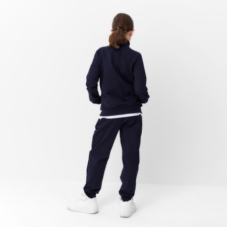 Kids (sweatshirt, pants) minku dark blue color, height 152 cm-15