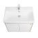 Tumbling under the Aquaton sink Scandil Doors, 70 cm, white gloss color, oak Verona