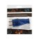 Portable fork B16-001, 16 A, 250 V, IP44, with salary, rubber, blue