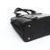 Women's bag with lightning, textura, average size, black color