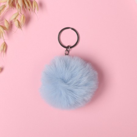 Fluffy on the ring "Elephant. Dreaming is very important!" D = 8 cm 15x15 cm-4
