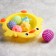 A set of developing tactile balls "chicken", 6 pcs, with a squeak, color mix, crumb I