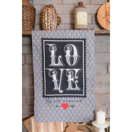 Ethel towel Love is All Around 40x67 cm, 100% HL, sarzha 190 g/m2