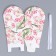 Bonbonniere box, gift packaging, “flowers”, 7.5 x 8 x 7.5 cm