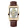 Men's wrist watches, dial 5.1 x 3.4 cm, strap L-26 cm, 3 atm, brown
