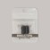 Cleep for laces, steam, d = 8 mm, 1.8 cm, black color