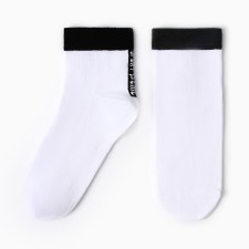 Носки женские MINI SPORT CHIC, цвет белый, размер 39-41 (25-27)