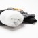 Baby mittens, black color, size 16 (8-10 years)