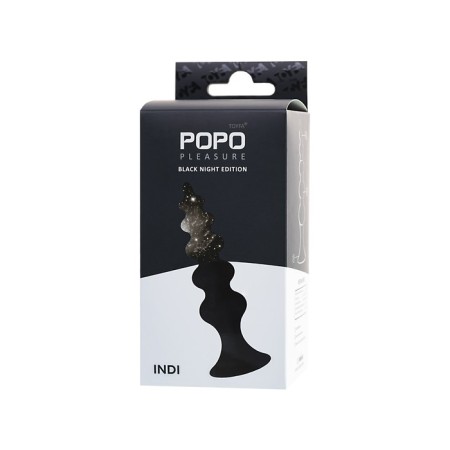 Anal traffic jam Popo playfa indi, silicone, black, 11.5 cm, d 2.9 cm-6