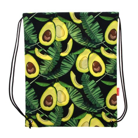 A bag for shoes 440 x 365 mm, Erich Krause, density 300D, with a reflective strip, Avocado Night-4