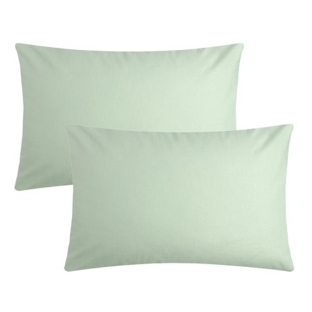 A set of pillowcases Ethel, 50x70 cm - 2 pcs, light green, stupid 125 g/m2