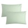 A set of pillowcases Ethel, 50x70 cm - 2 pcs, light green, stupid 125 g/m2