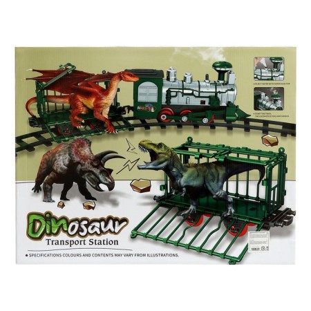 Dino train railway, smoke, dinosaurs, batteries-17