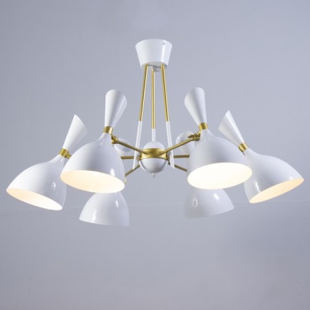 Bastoni chandelier 6he14 40W white-gold 70x70x54 cm Bayerlux-1