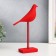 Souvenir Polystone "Bird - Long legs" Scarlet 23x17 cm