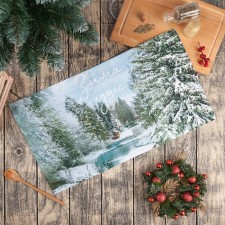 Ethel towel Winter Tale 40x70 cm, 100% HL, sarzha 190 g/m2