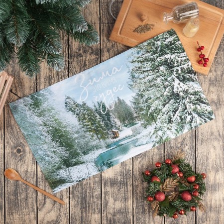 Ethel towel Winter Tale 40x70 cm, 100% HL, sarzha 190 g/m2